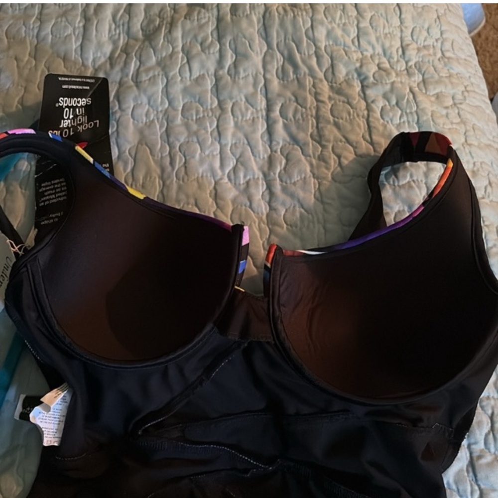 NWT Miraclesuit Colorful Striped Swimsuit - Picture 5 of 8